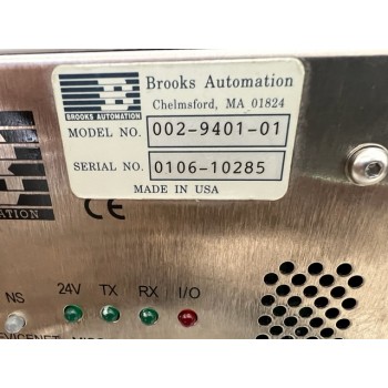 Brooks Automation 002-9401-01 Series 8 Robot Controller
